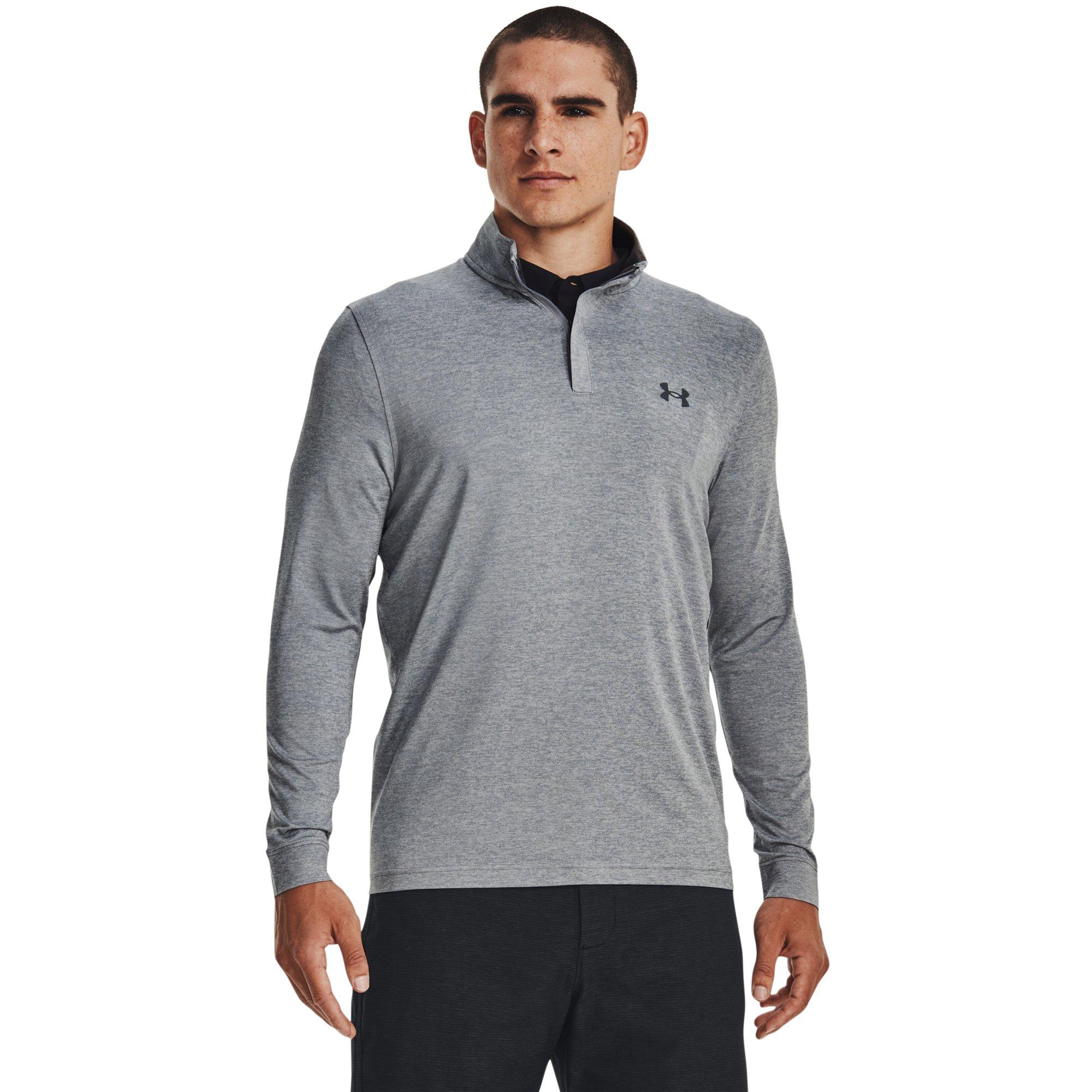 Under Armour Men's Playoff 2.0 1/4-Zip Pullover-Steel